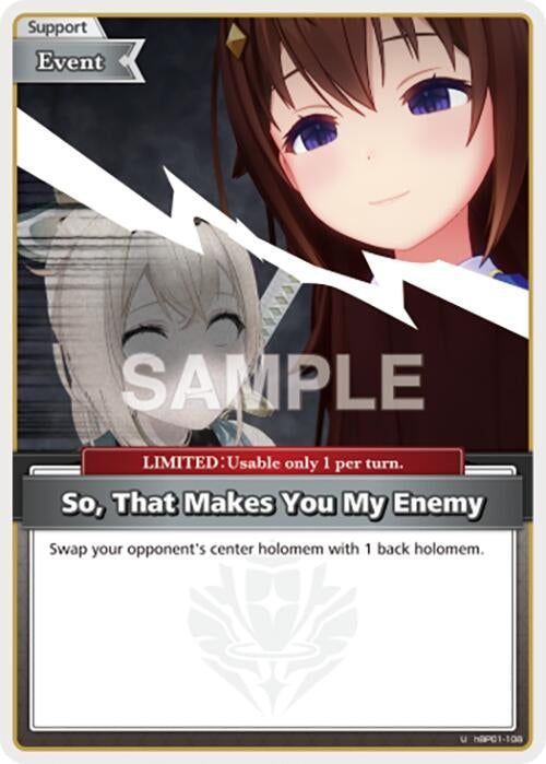 Image for So, That Makes You My Enemy (U) (hBP01-108) - Hololive