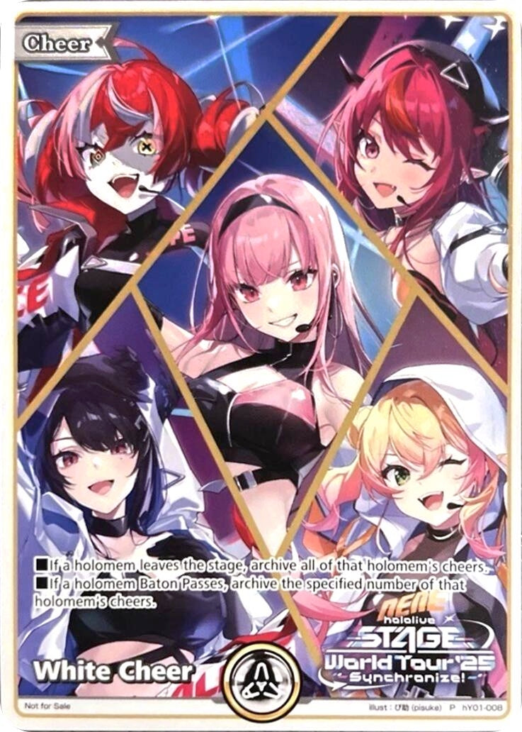 Image for White Cheer (P) (hY01-008) (hY01-008) - Hololive