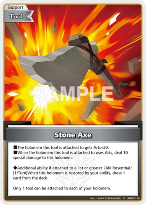 Image for Stone Axe (C) (hBP01-114) - Hololive