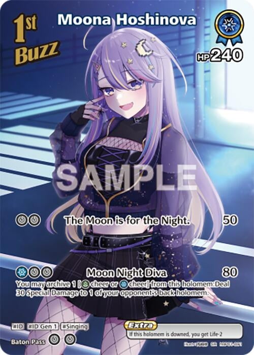 Image for Moona Hoshinova (SR) (hBP01-091) - Hololive