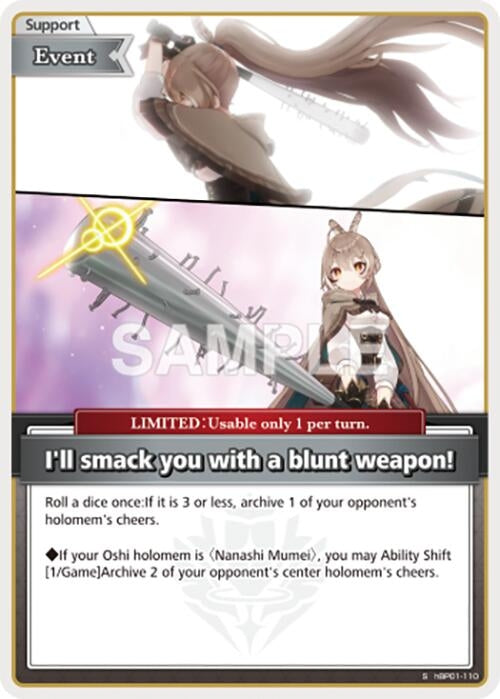 Image for I'll smack you with a blunt weapon! (S) (hBP01-110) - Hololive