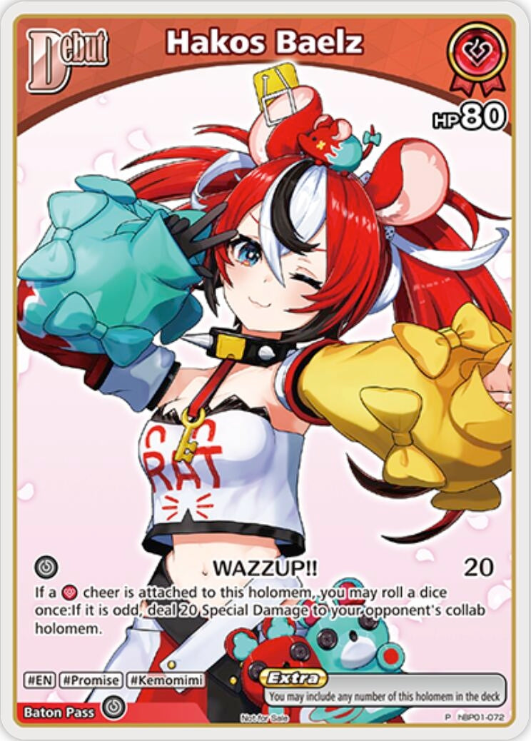 Image for Hakos Baelz (P) (hBP01-072) (hBP01-072) - Hololive