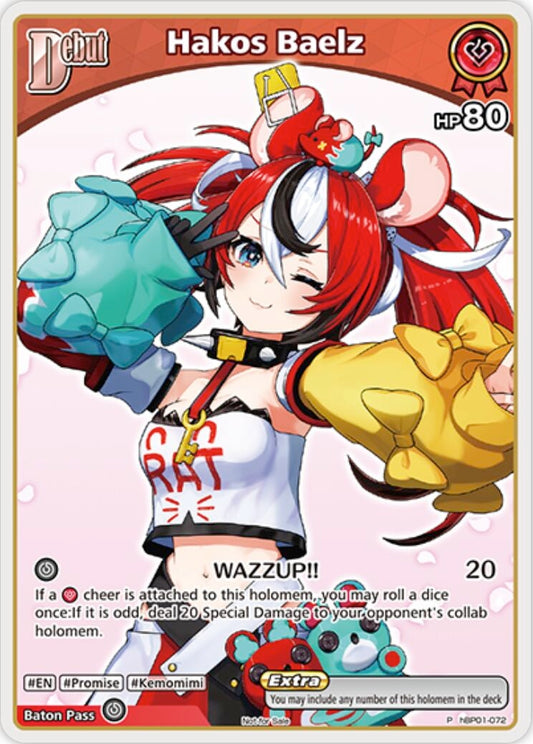 Image for Hakos Baelz (P) (hBP01-072) (hBP01-072) - Hololive