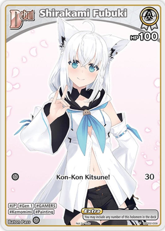 Image for Shirakami Fubuki (P) (hBP02-008) (hBP02-008) - Hololive