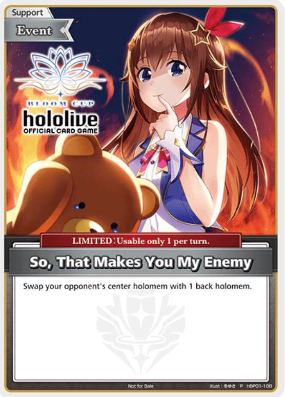 Image for So, That Makes You My Enemy (P) (hBP01-108) - Hololive