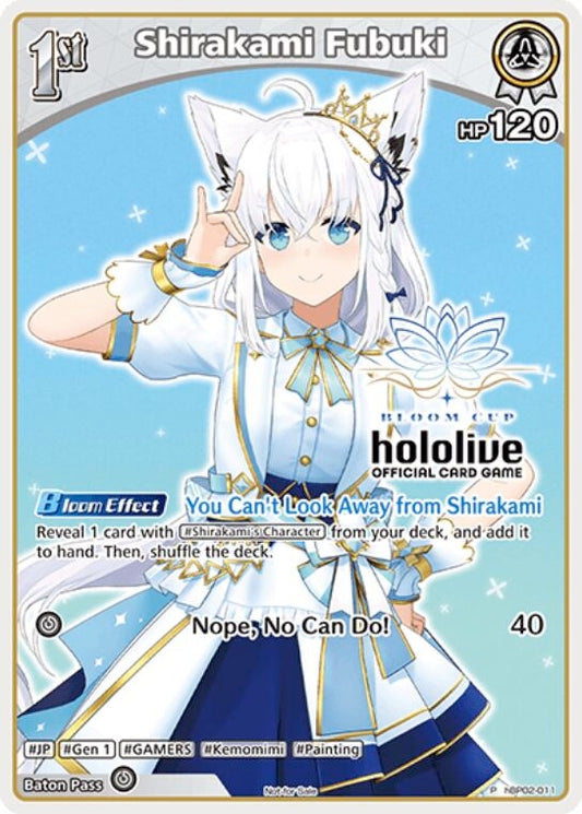 Image for Shirakami Fubuki (P) (hBP02-011) (hBP02-011) - Hololive