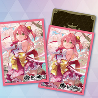 Sakura Miko hololive Official Card Game card sleeve Vol. 9, featuring Miko in her shrine maiden outfit surrounded by cherry blossoms